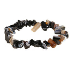 Bracelet "Brio" Pierres Agate Noire - Vignette | Lithothérapie Naturelle