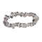 Bracelet "Brio" en pierres de cristal de roche,cadeau fêtes pour homme ou femme