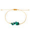 Bracelet Brésilien "Chic" Malachite Ajustable