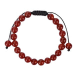 Bracelet Cornaline " Éveil " Pierres Boules 8 mm Cordon Ajustable - Vignette | Lithothérapie Naturelle