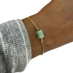 Bracelet Fin "Exquis" Aventurine Ajustable - Vignette | Lithothérapie Naturelle