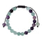 Bracelet fluorite, lithothérapie cadeau pour homme et femme