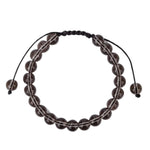 Bracelet Quartz Fumé "Radiance" Pierres Boules 8 mm Cordon Ajustable - Vignette | Lithothérapie Naturelle