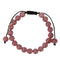 Bracelet rhodonite, lithothérapie, cadeau homme et femme