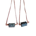 Bracelet Fin "Exquis" Chrysocolle Turquoise Ajustable - Vignette | Lithothérapie Naturelle