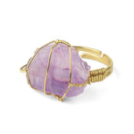 Bague Améthyste "Énergie" - Vignette | Lithothérapie Naturelle