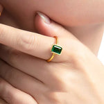 Bague Émeraude "Coquette" - Vignette | Lithothérapie Naturelle
