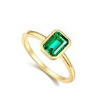 Bague Émeraude "Coquette" - Vignette | Lithothérapie Naturelle