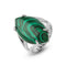bague malachite "Marquise" , cadeau lithothérapie homme, femme