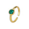 bague malachite "Pure", cadeau femme