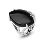 Bague Onyx "Marquise" - Vignette | Lithothérapie Naturelle