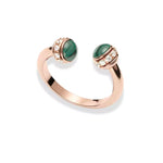 Bague Perle Malachite "Luxe" - Vignette | Lithothérapie Naturelle
