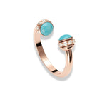 Bague Perle Turquoise "Luxe" - Vignette | Lithothérapie Naturelle
