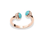 Bague Perle Turquoise "Luxe" - Vignette | Lithothérapie Naturelle