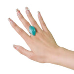 Bague Pierre Amazonite "Natura" - Vignette | Lithothérapie Naturelle