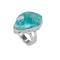 bague pierre amazonite "natura", cadeau lithothérapie pour femme