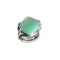 bague pierre aventurine "Carré", cadeau homme ou femme