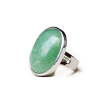 Bague Pierre Aventurine "ovale" - Vignette | Lithothérapie Naturelle