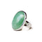 Bague Pierre aventurine "ovale", cadeau lithothérapie homme et femme
