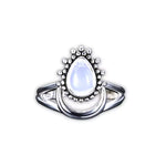 Bague Pierre de Lune "Intuition Céleste" - Vignette | Lithothérapie Naturelle