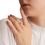 Bague Labradorite et Amazonite "élégance" - Vignette | Lithothérapie Naturelle