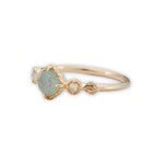 Bague Labradorite et Amazonite "élégance" - Vignette | Lithothérapie Naturelle