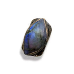 Bague Labradorite "Antique" - Vignette | Lithothérapie Naturelle