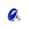 Bague Pierre lapis lazuli "ovale", cadeau lithothérapie homme et femme