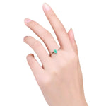 Bague Pierre Tourmaline Verte "Lumière" - Vignette | Lithothérapie Naturelle