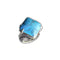 bague pierre turquoise "Carré", cadeau homme, femme