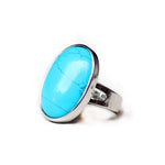 Bague Pierre Turquoise "ovale" - Vignette | Lithothérapie Naturelle
