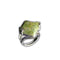 bague pierre Unakite "Carré", cadeau homme ou femme