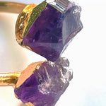 Bague Pierres Améthyste Ajustable - Vignette | Lithothérapie Naturelle