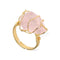 Bague quartz rose "Énergie", cadeau de lithothérapie pour femme, homme ou ados