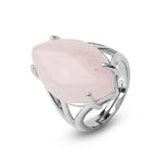 Bague Quartz Rose "Marquise" - Vignette | Lithothérapie Naturelle