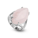 Bague Quartz Rose "Marquise" - Vignette | Lithothérapie Naturelle