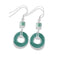 boucles d'oreilles jade vert argent 925, cadeau lithothérapie femme