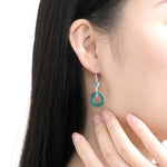 Boucles d'Oreilles Jade Vert - Vignette | Lithothérapie Naturelle