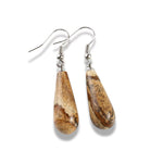 Boucles d'Oreilles Jaspe Paysage "Goutte" - Vignette | Lithothérapie Naturelle