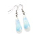boucles d'Oreilles opale goutte, cadeau lithothérapie femme