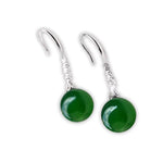 Boucles d'Oreilles Perles Agate verte - Vignette | Lithothérapie Naturelle