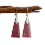 Boucles d'Oreilles Rhodonite "Bohème" - Vignette | Lithothérapie Naturelle
