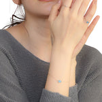 Bracelet Aigue-marine Or - Vignette | Lithothérapie Naturelle