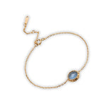 Bracelet Aigue-marine Or - Vignette | Lithothérapie Naturelle