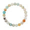 Bracelet Amazonite Boules 8 mm -19 cm, cadeau homme ou femme