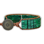 Bracelet "Bohème" Malachite - Vignette | Lithothérapie Naturelle