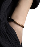 Bracelet Cubes Obsidienne et Cuivre - Vignette | Lithothérapie Naturelle