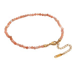 Bracelet "Délicatesse" Perles Pierre de Soleil Or - 20 cm - Vignette | Lithothérapie Naturelle