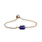 bracelet fin "Exquis" Lapis-Lazuli ajustable, cadeau pour femme et homme