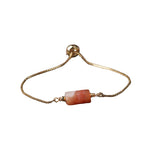 Bracelet Fin "Exquis" Cornaline Ajustable - Vignette | Lithothérapie Naturelle